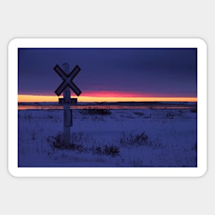 Indigo Sunset: The Crossing Sticker